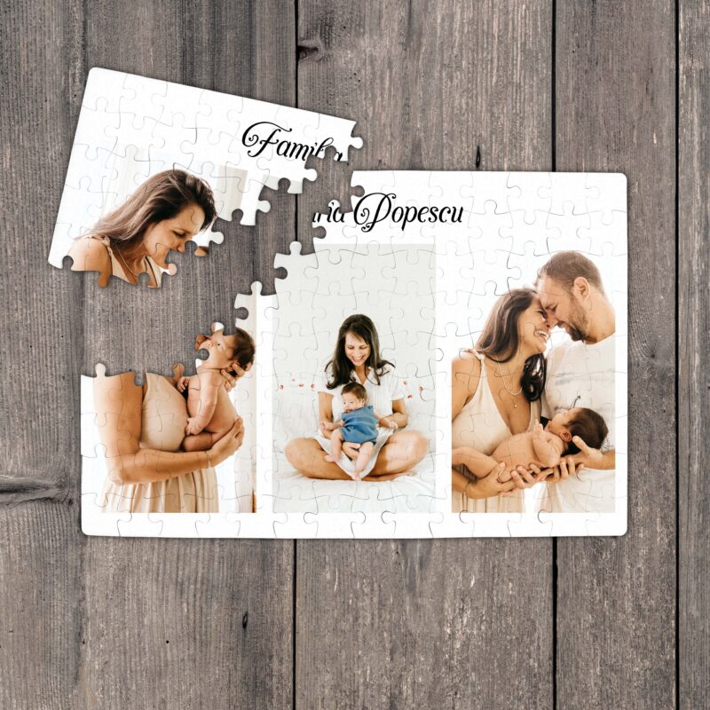 Puzzle Personalizat Magnetic - 96 de piese, 20x28 cm, 3 poze, PZ05 - imagine 2
